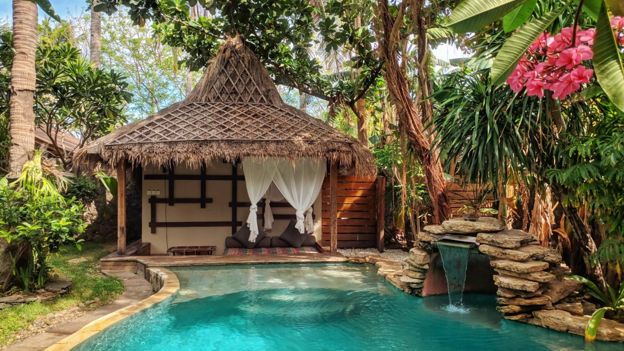Villa Bhuvana With Private Swimming Pool Gili Trawangan Luaran gambar